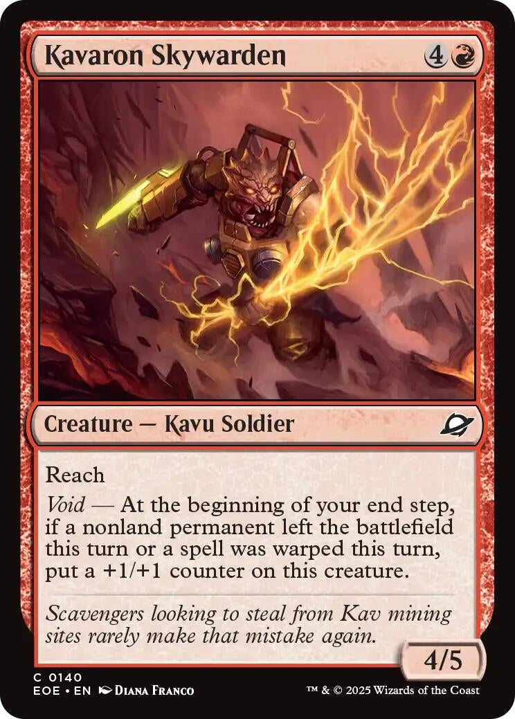 Image for Kavaron Skywarden (Edge of Eternities) (140) - Magic: The Gathering