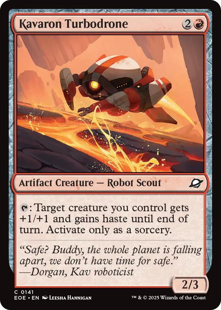 Image for Kavaron Turbodrone (Edge of Eternities) (141) - Magic: The Gathering