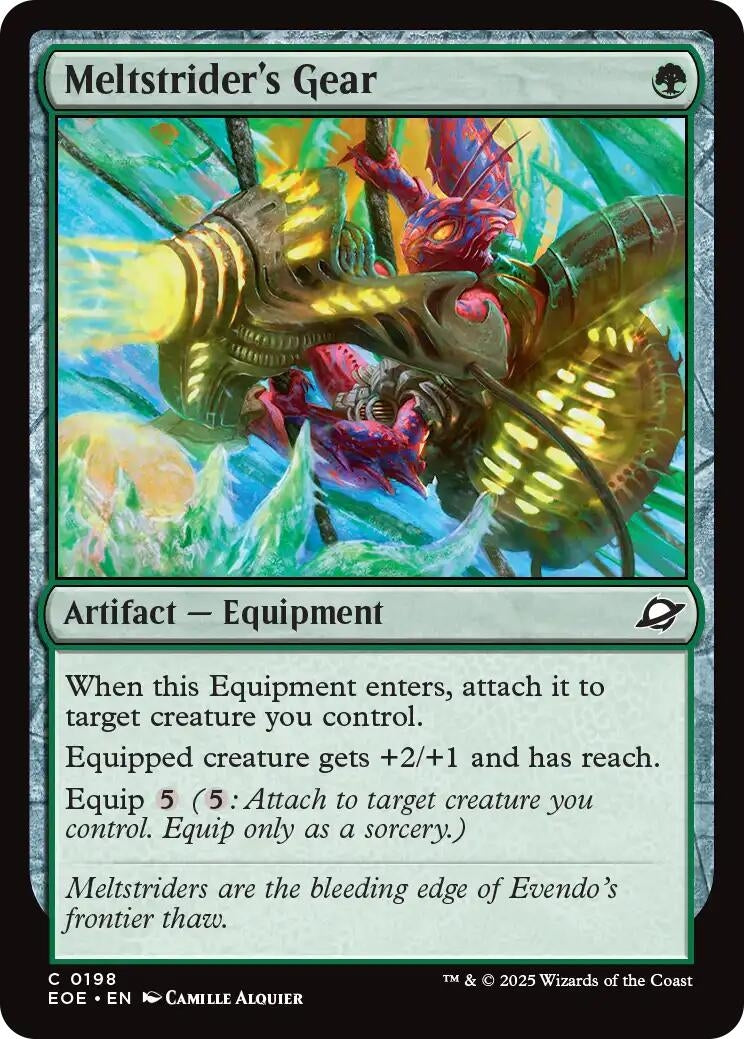Image for Meltstrider's Gear (Edge of Eternities) (198) - Magic: The Gathering