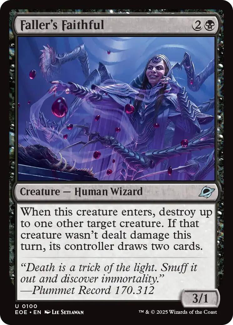 Image for Faller's Faithful (Edge of Eternities) (100) - Magic: The Gathering