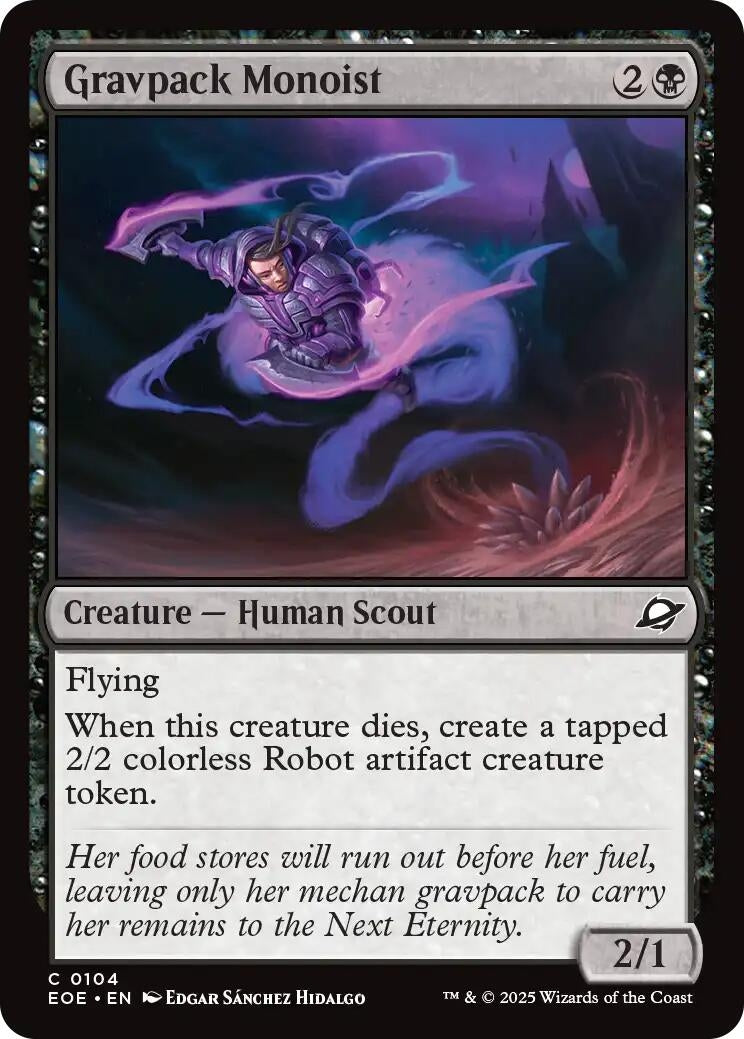 Image for Gravpack Monoist (Edge of Eternities) (104) - Magic: The Gathering