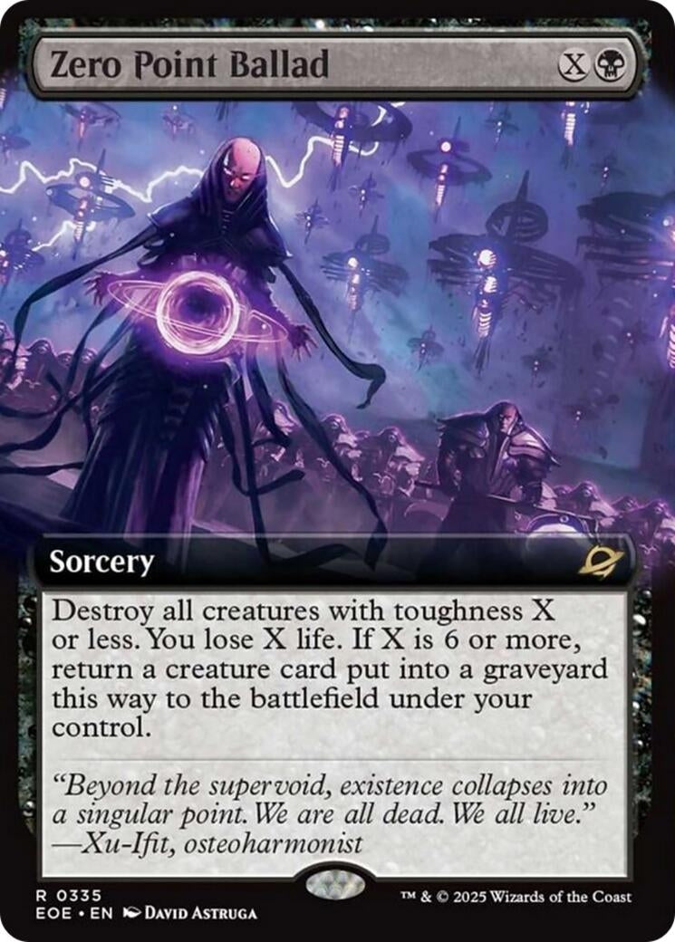 Image for Zero Point Ballad (Extended Art) (Edge of Eternities) (335) - Magic: The Gathering
