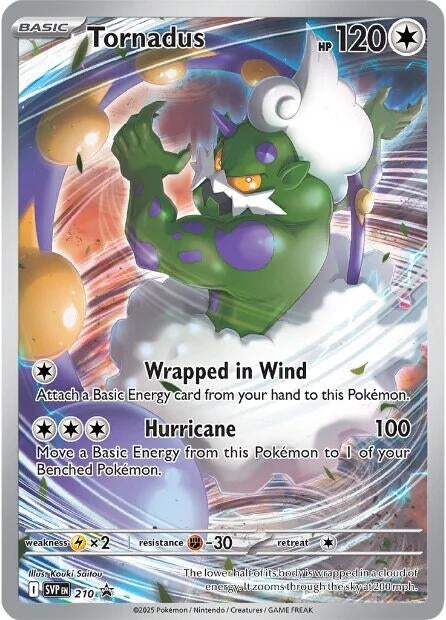 Image for Tornadus - 210 (SV: Scarlet & Violet Promo Cards) (210) - Pokemon