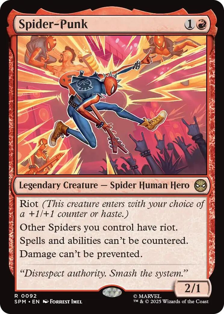 Image for Spider-Punk (Marvel's Spider-Man) (92) - Magic: The Gathering
