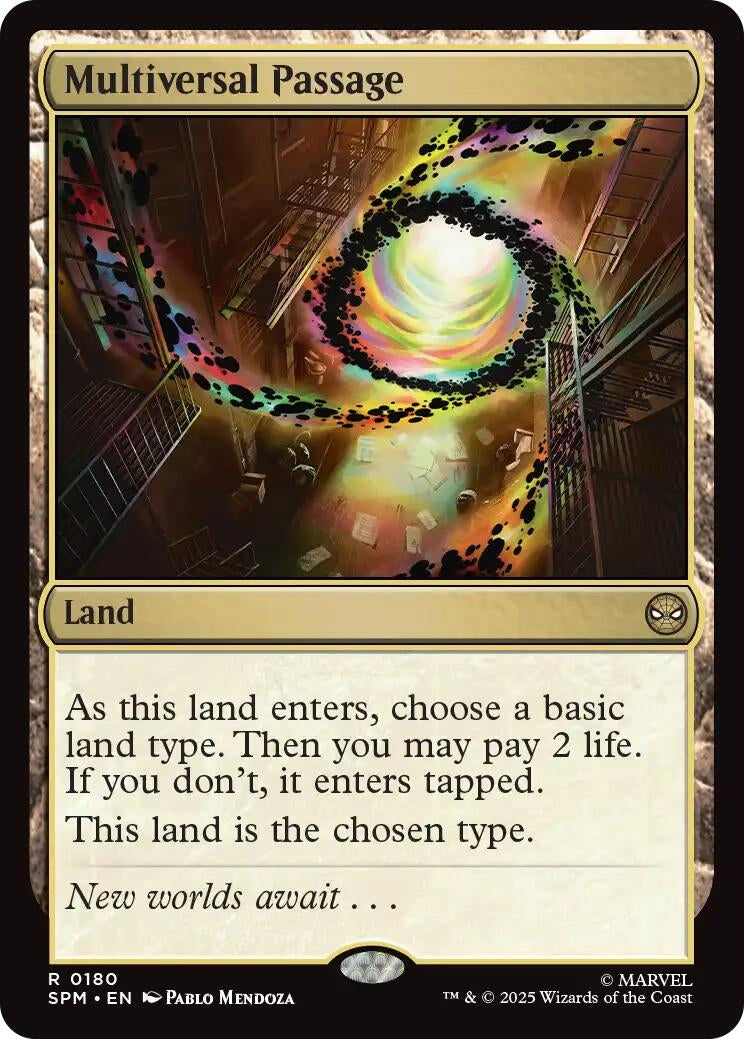Image for Multiversal Passage (Marvel's Spider-Man) (180) - Magic: The Gathering