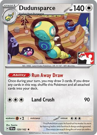 Dudunsparce [Prize Pack Series Cards] (129/162)