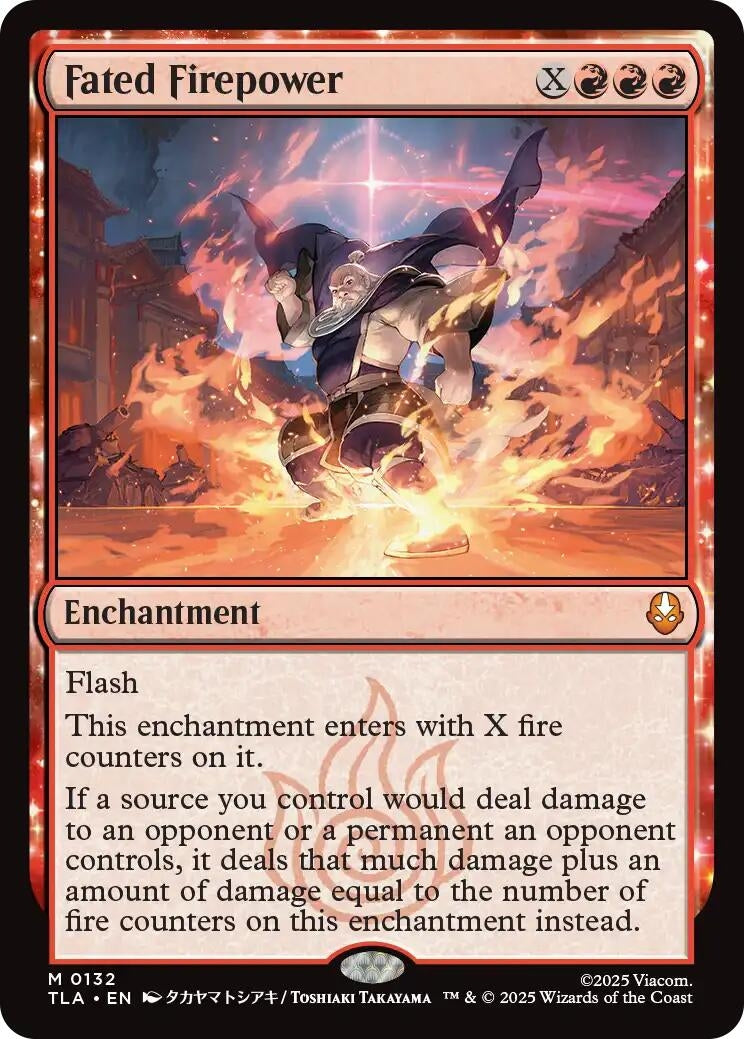 Image for Fated Firepower (Avatar: The Last Airbender) (132) - Magic: The Gathering