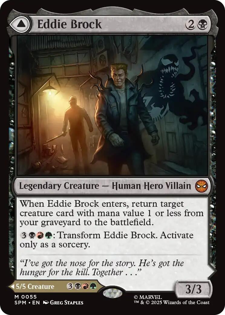 Image for Eddie Brock (Marvel's Spider-Man) (55) - Magic: The Gathering