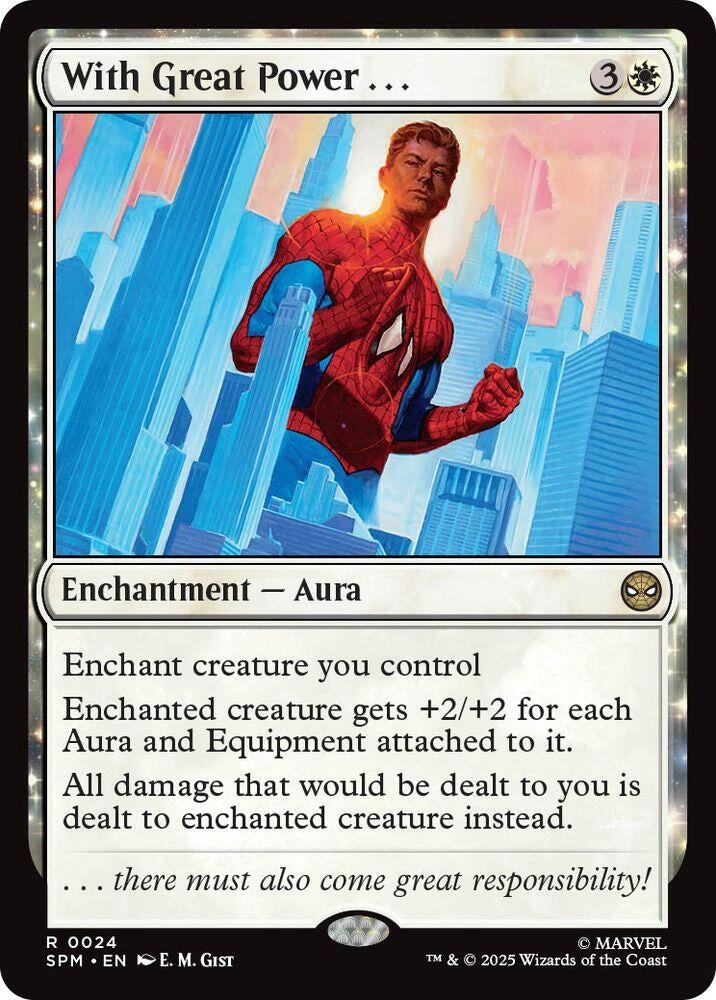 Image for With Great Power . . . (Marvel's Spider-Man) (24) - Magic: The Gathering