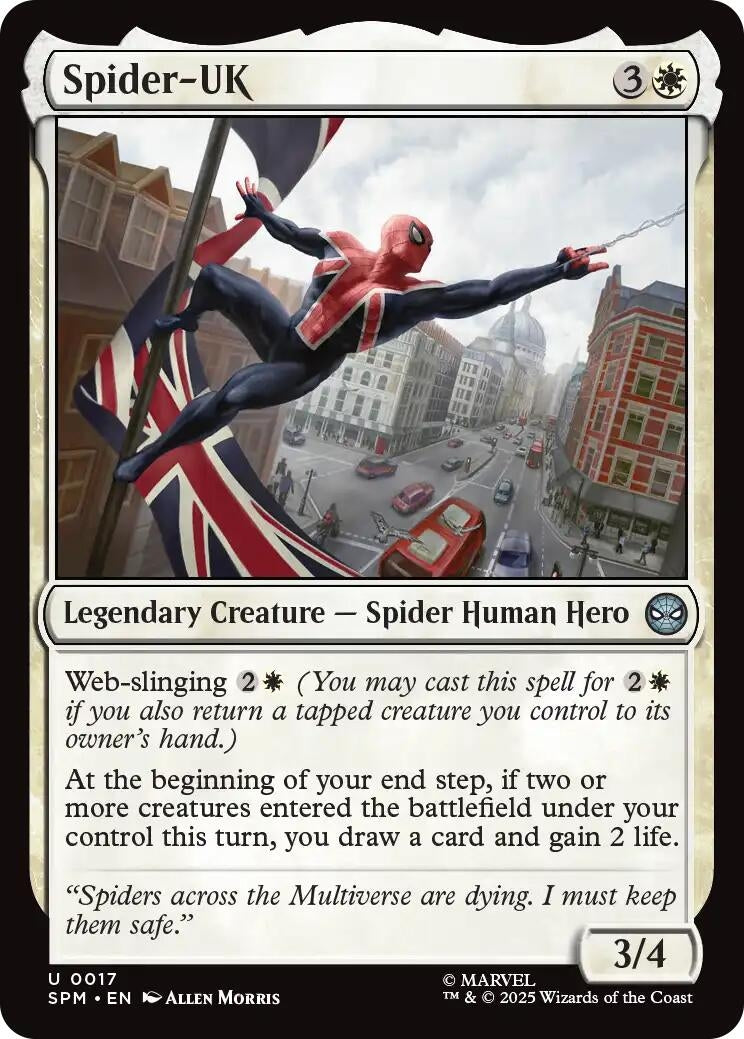 Image for Spider-UK (Marvel's Spider-Man) (17) - Magic: The Gathering