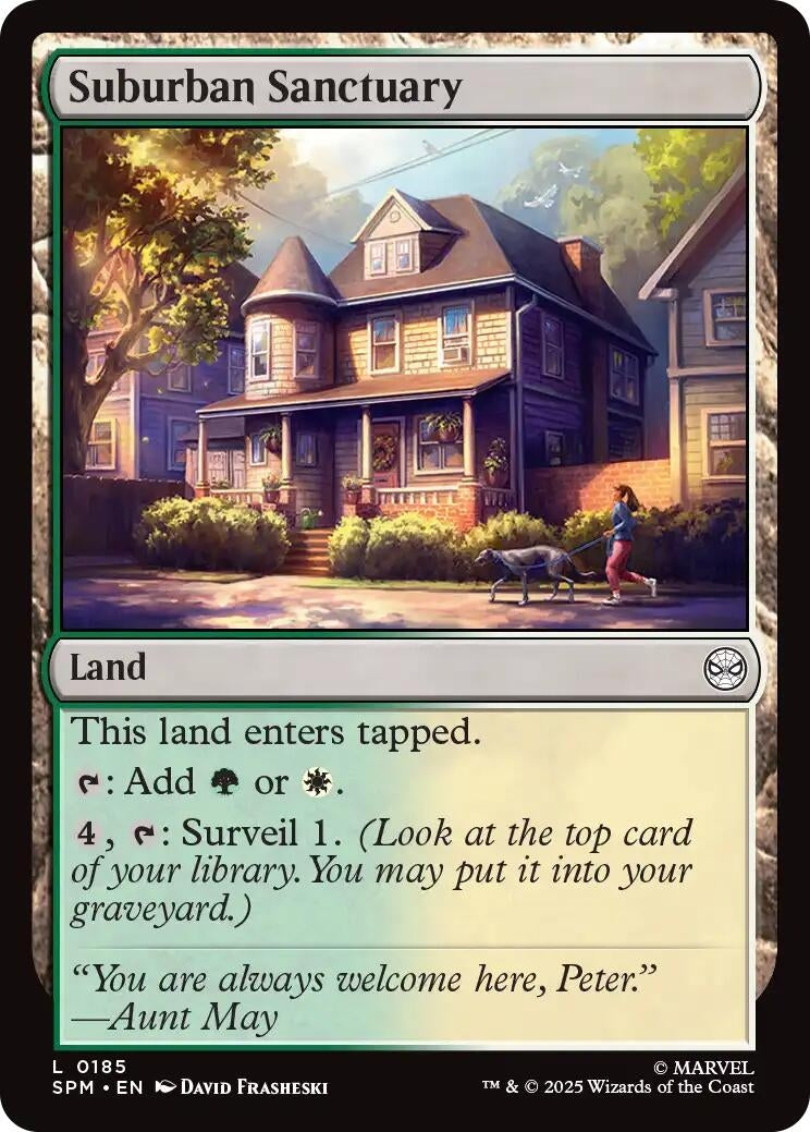 Image for Suburban Sanctuary (Marvel's Spider-Man) (185) - Magic: The Gathering