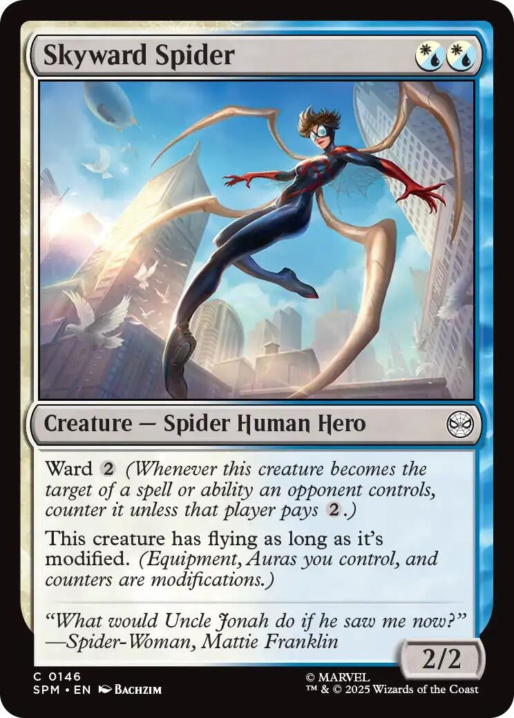 Image for Skyward Spider (Marvel's Spider-Man) (146) - Magic: The Gathering