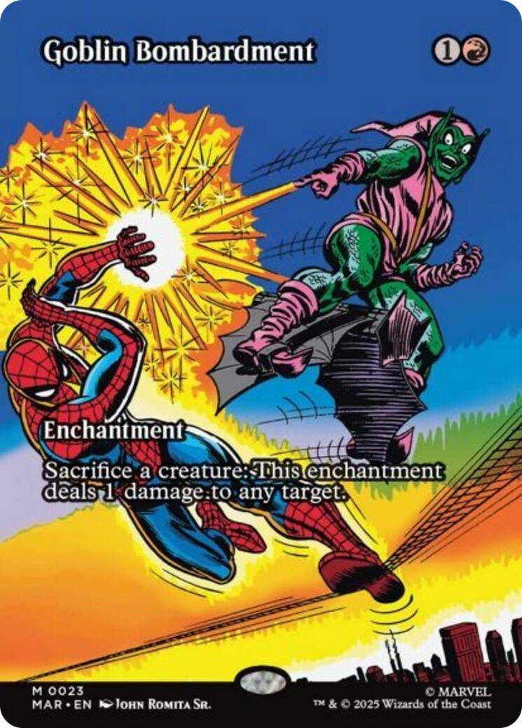 Goblin Bombardment (Borderless) [Marvel Universe Eternal-Legal] (23)