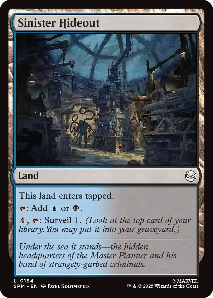 Image for Sinister Hideout (Marvel's Spider-Man) (184) - Magic: The Gathering