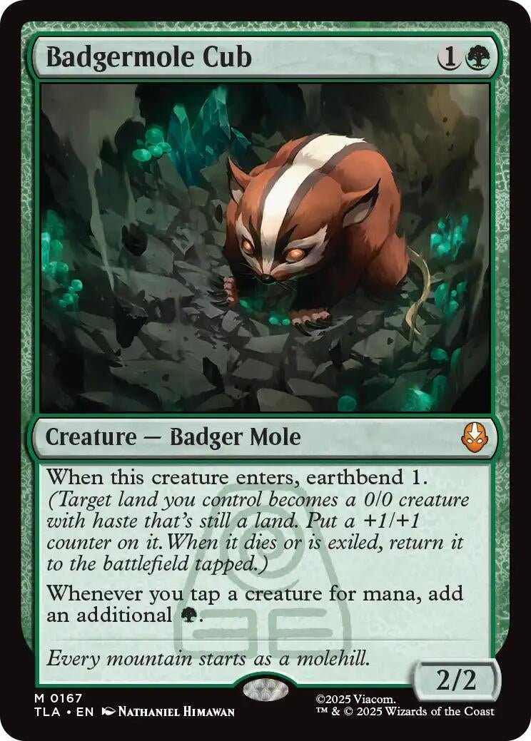 Image for Badgermole Cub [Avatar: The Last Airbender] (167) - Magic: The Gathering