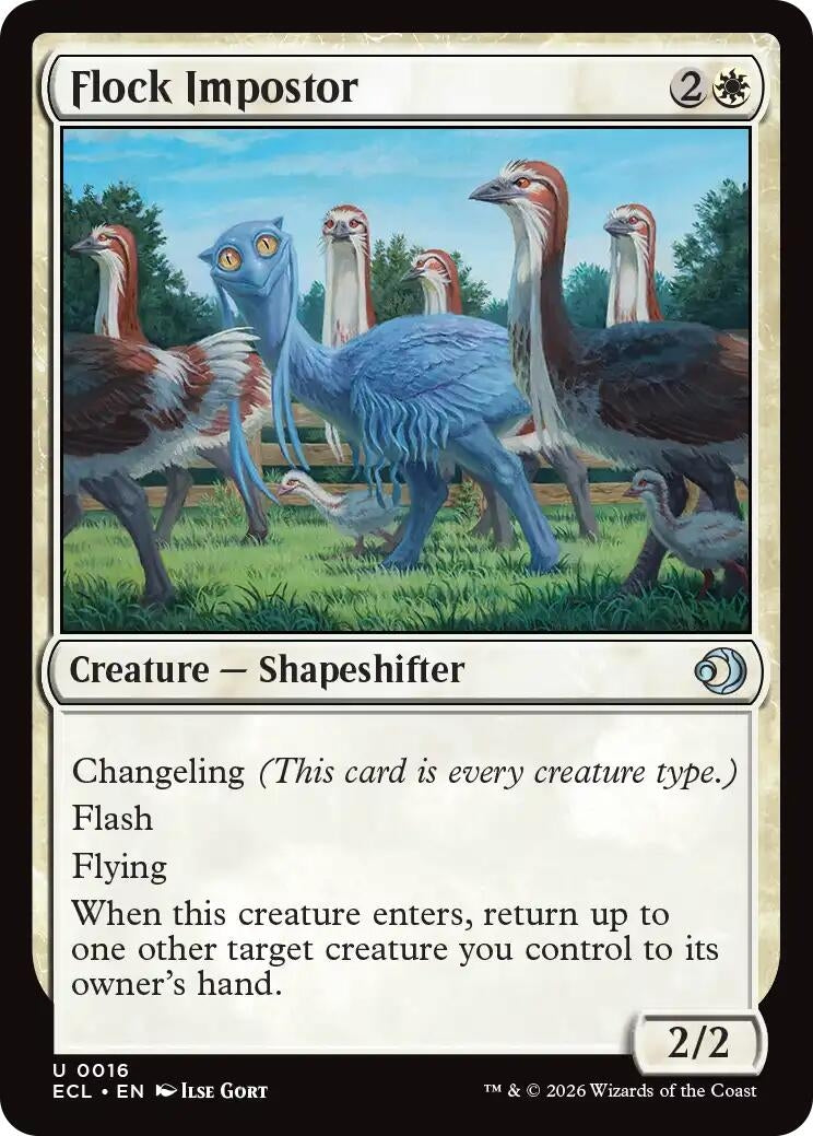 Image for Flock Impostor [Lorwyn Eclipsed] (16) - Magic: The Gathering