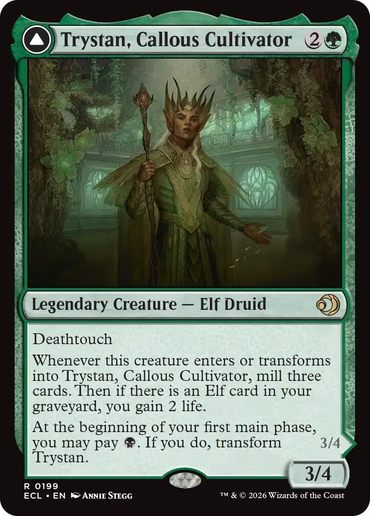 Image for Trystan, Callous Cultivator [Lorwyn Eclipsed] (199) - Magic: The Gathering
