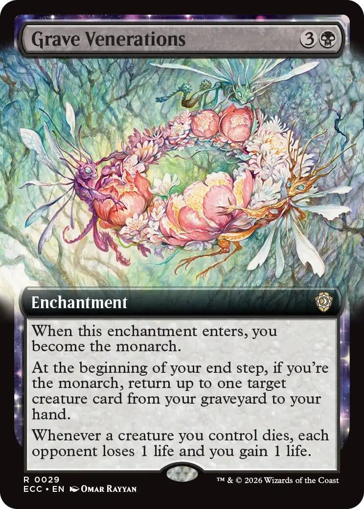 Image for Grave Venerations (Extended Art) [Lorwyn Eclipsed] (29) - Magic: The Gathering