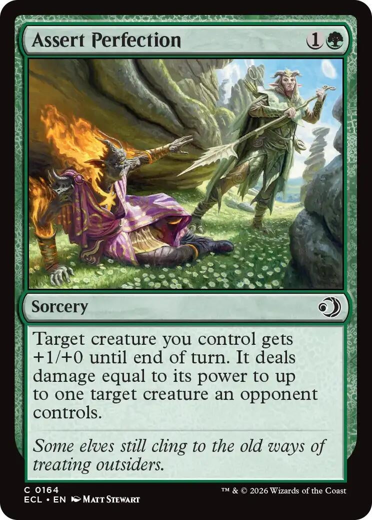 Image for Assert Perfection [Lorwyn Eclipsed] (164) - Magic: The Gathering