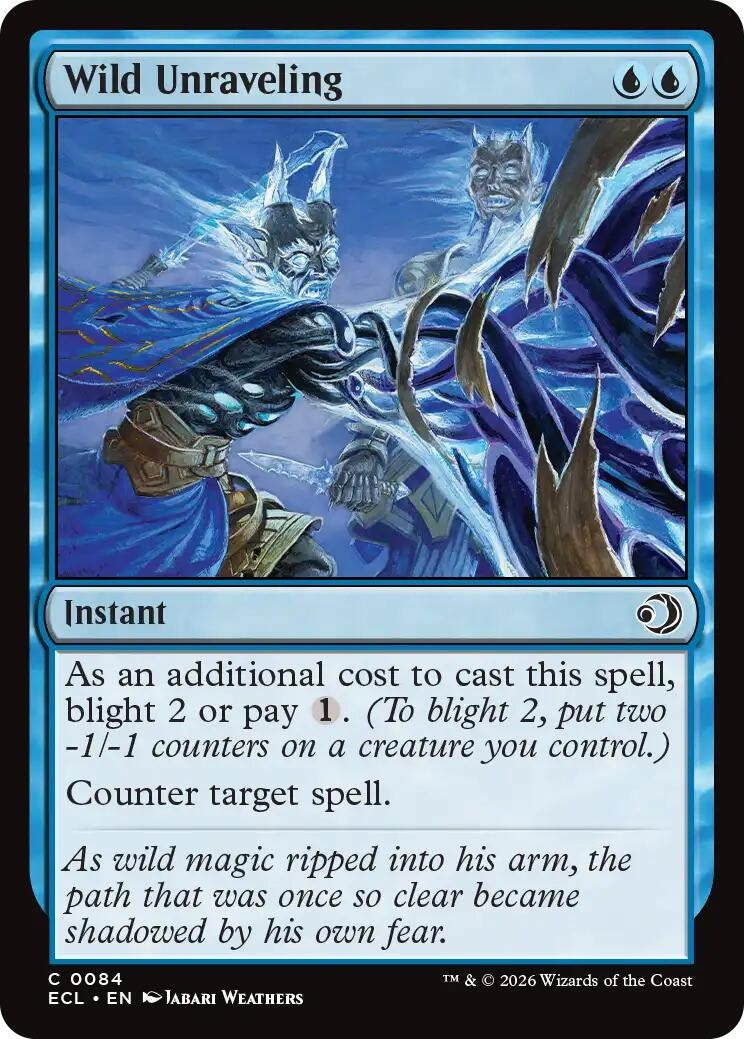 Wild Unraveling [Lorwyn Eclipsed] (84)
