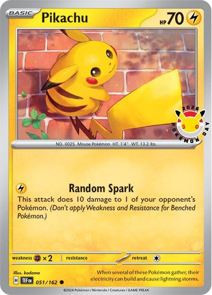 Pikachu (Pokemon Day 2026) [Miscellaneous Cards & Products] (051/162)