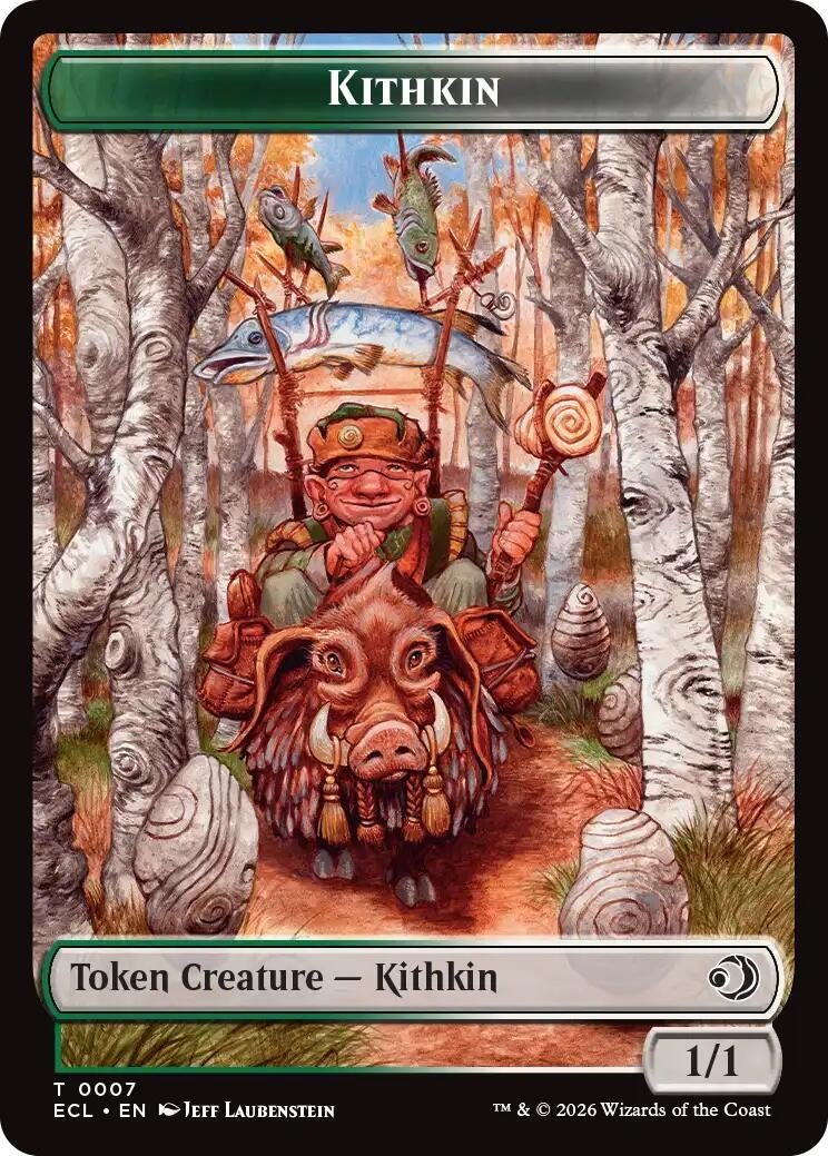 Kithkin // Treasure Double-Sided Token [Lorwyn Eclipsed] (7 // 10)