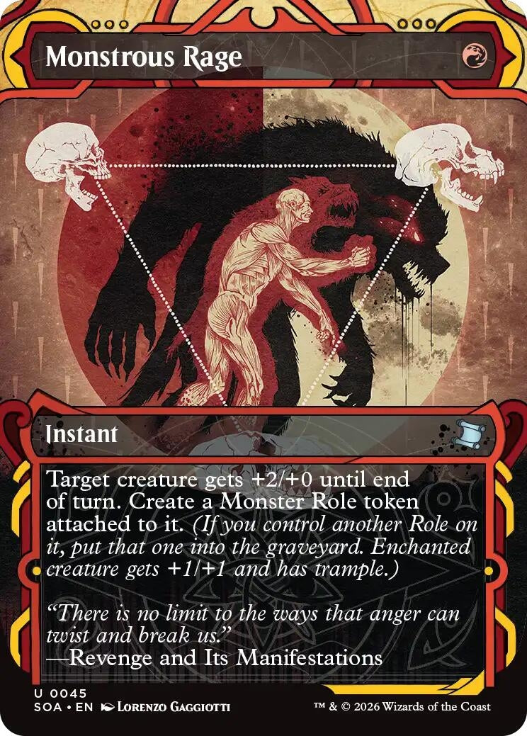 Monstrous Rage [Secrets of Strixhaven: Mystical Archive] (45)