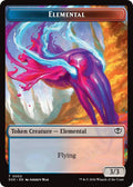 Elemental (0002) // Treasure Double-Sided Token [Secrets of Strixhaven] (2 // 12)