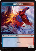 Elemental (0003) // Treasure Double-Sided Token [Secrets of Strixhaven] (3 // 12)