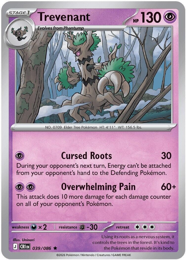 Trevenant [ME04: Chaos Rising] (039/086)