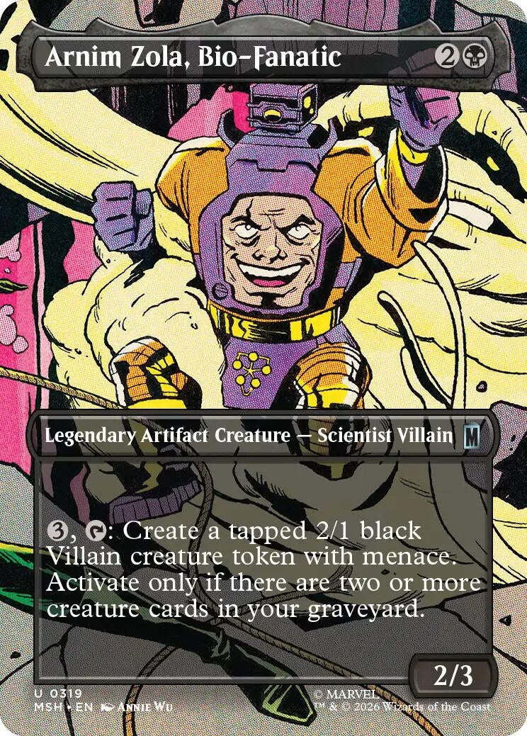 Arnim Zola, Bio-Fanatic (Borderless) [Marvel Super Heroes] (319)