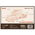Robotime - Rokr 3D Wooden Puzzle DIY Heavy Truck MC502