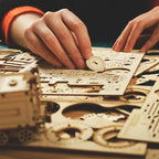Robotime - Rokr 3D Wooden Puzzle DIY Heavy Truck MC502