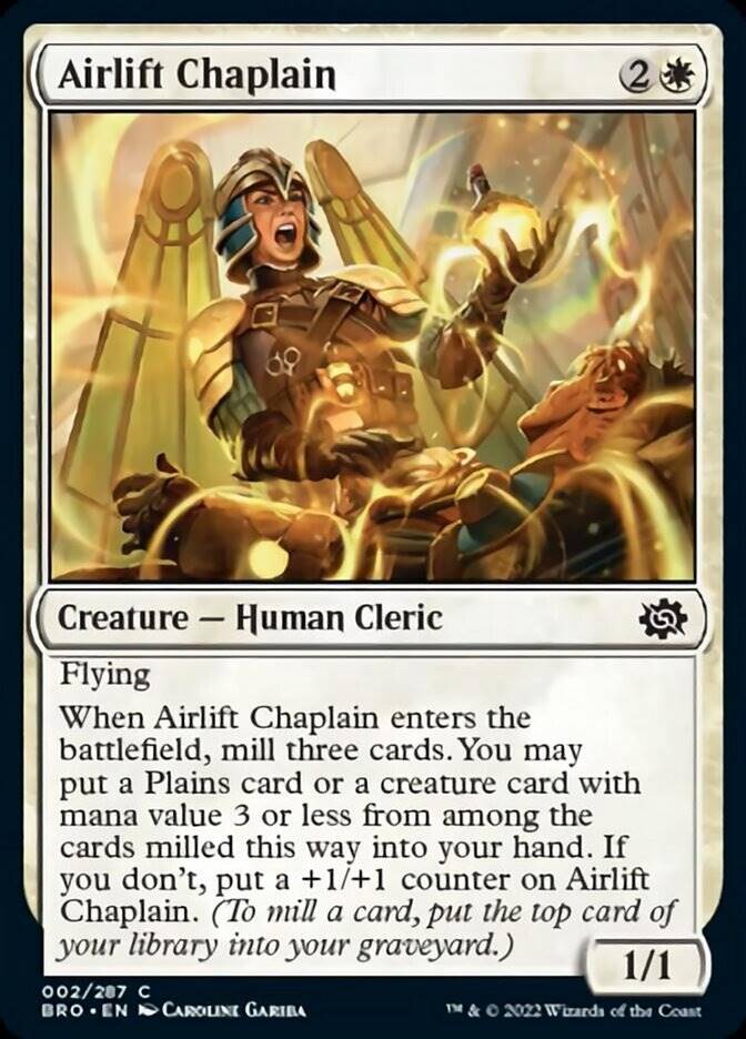 Airlift Chaplain [The Brothers' War]