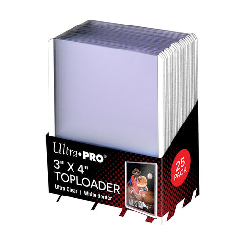 UltraPro: Regular Toploader: 3x4 (25ct) White
