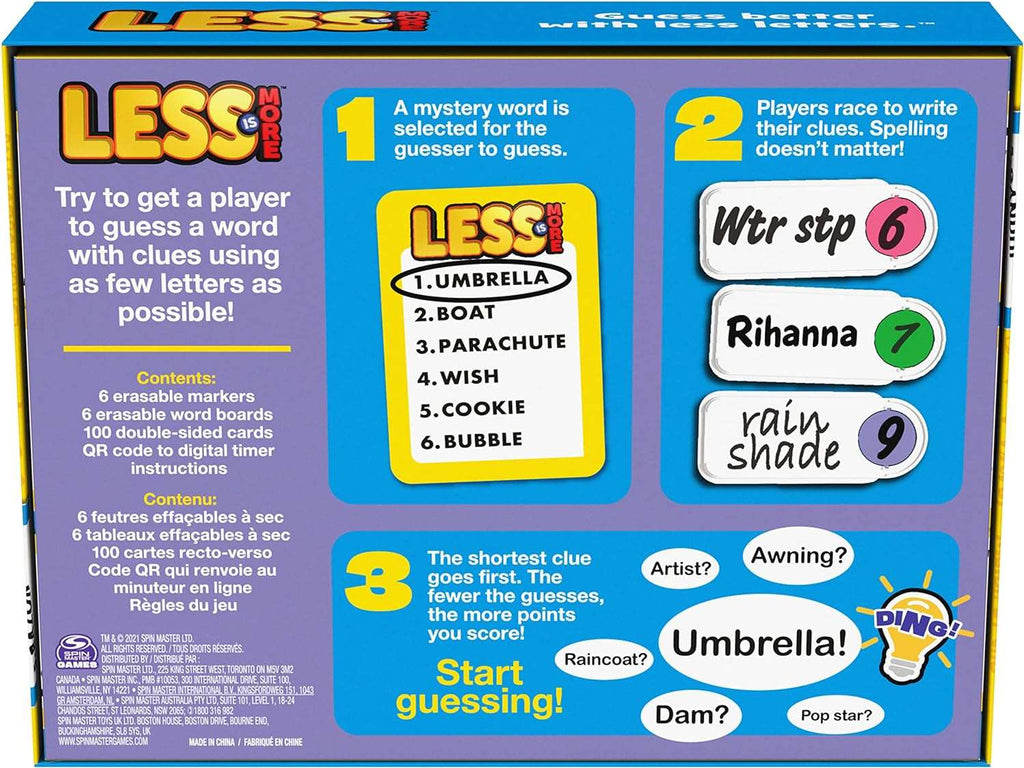 Card Game: Less is More