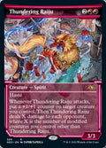 Thundering Raiju (Showcase Soft Glow) [Kamigawa: Neon Dynasty]