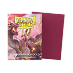 DragonShield: Deck Protectors: Dual Matte: Pomegranate & Gold