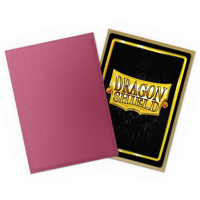 DragonShield: Deck Protectors: Dual Matte: Pomegranate & Gold