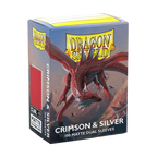 DragonShield: Deck Protectors: Dual Matte: Crimson & Silver