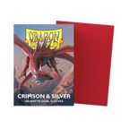 DragonShield: Deck Protectors: Dual Matte: Crimson & Silver