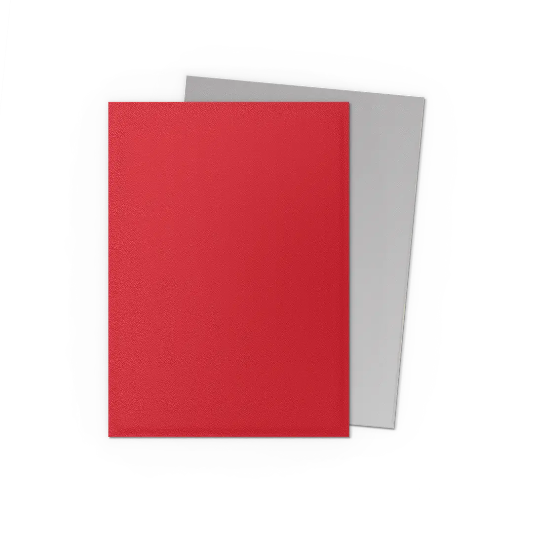 DragonShield: Deck Protectors: Dual Matte: Crimson & Silver