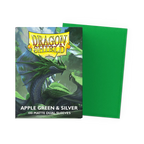 DragonShield: Deck Protectors: Dual Matte: Apple Green & Silver
