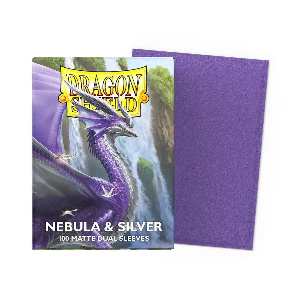 DragonShield: Deck Protectors: Dual Matte: Nebula & Silver