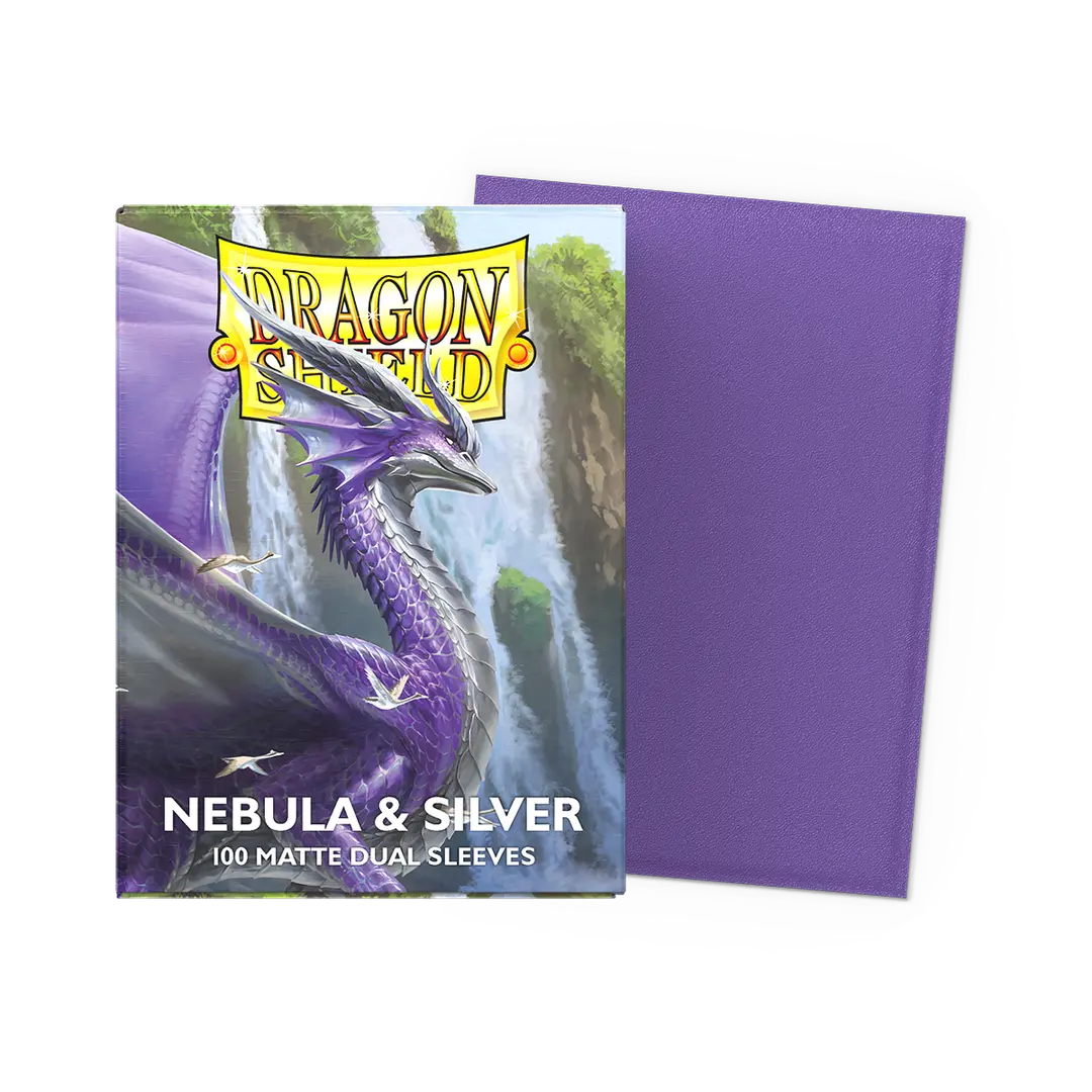 DragonShield: Deck Protectors: Dual Matte: Nebula & Silver