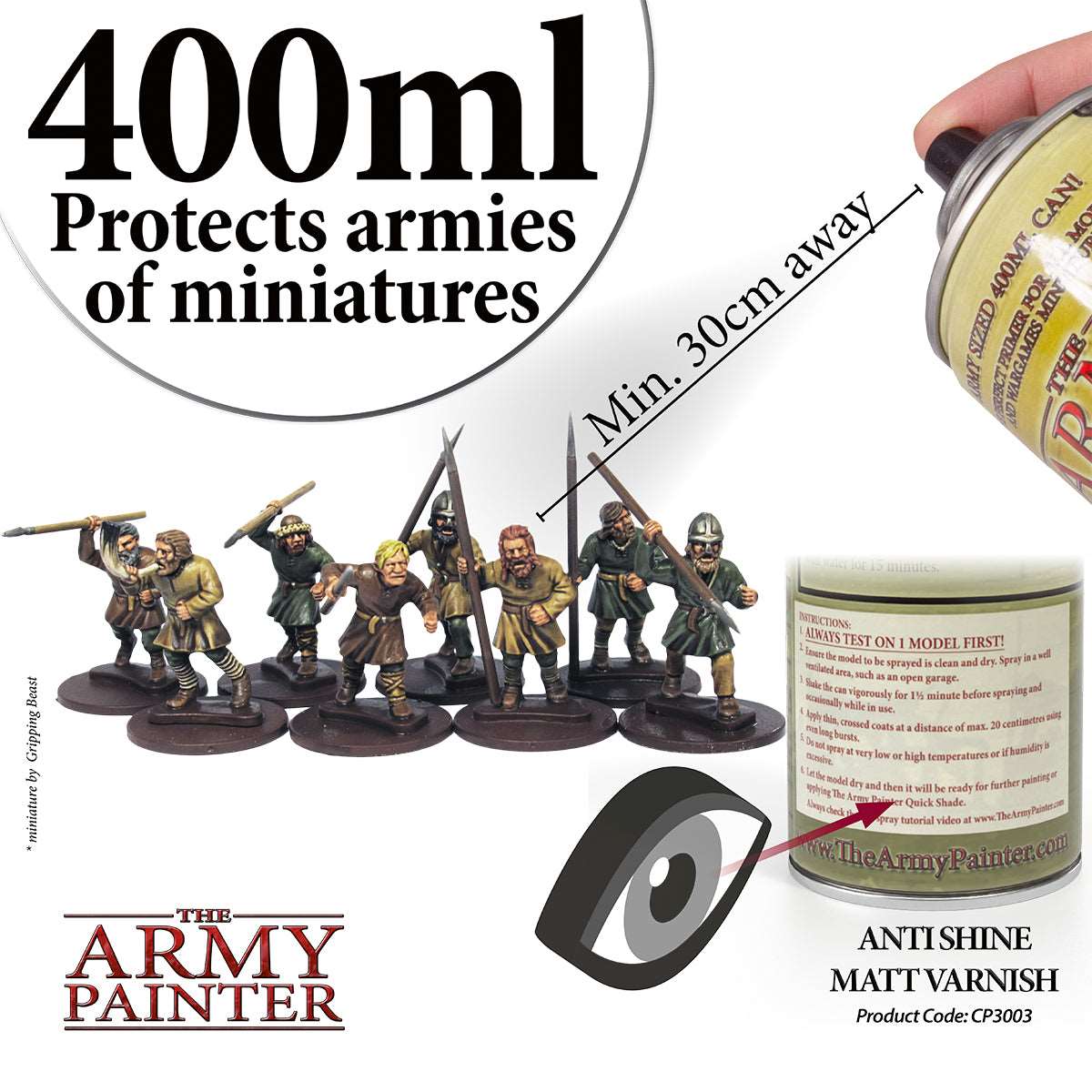 Army Painter: Spray: Anti Shine Matt Varnish