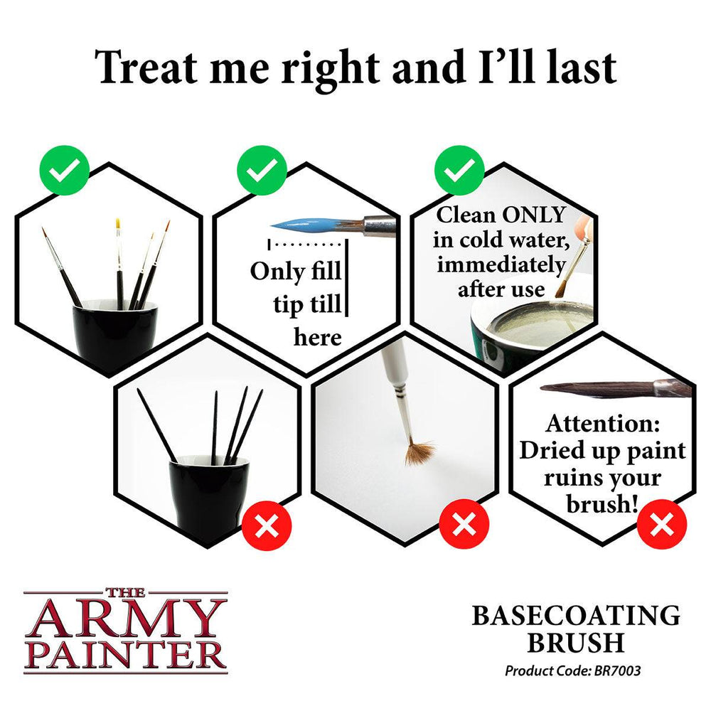 Army Painter: Brush: Hobby: Basecoating