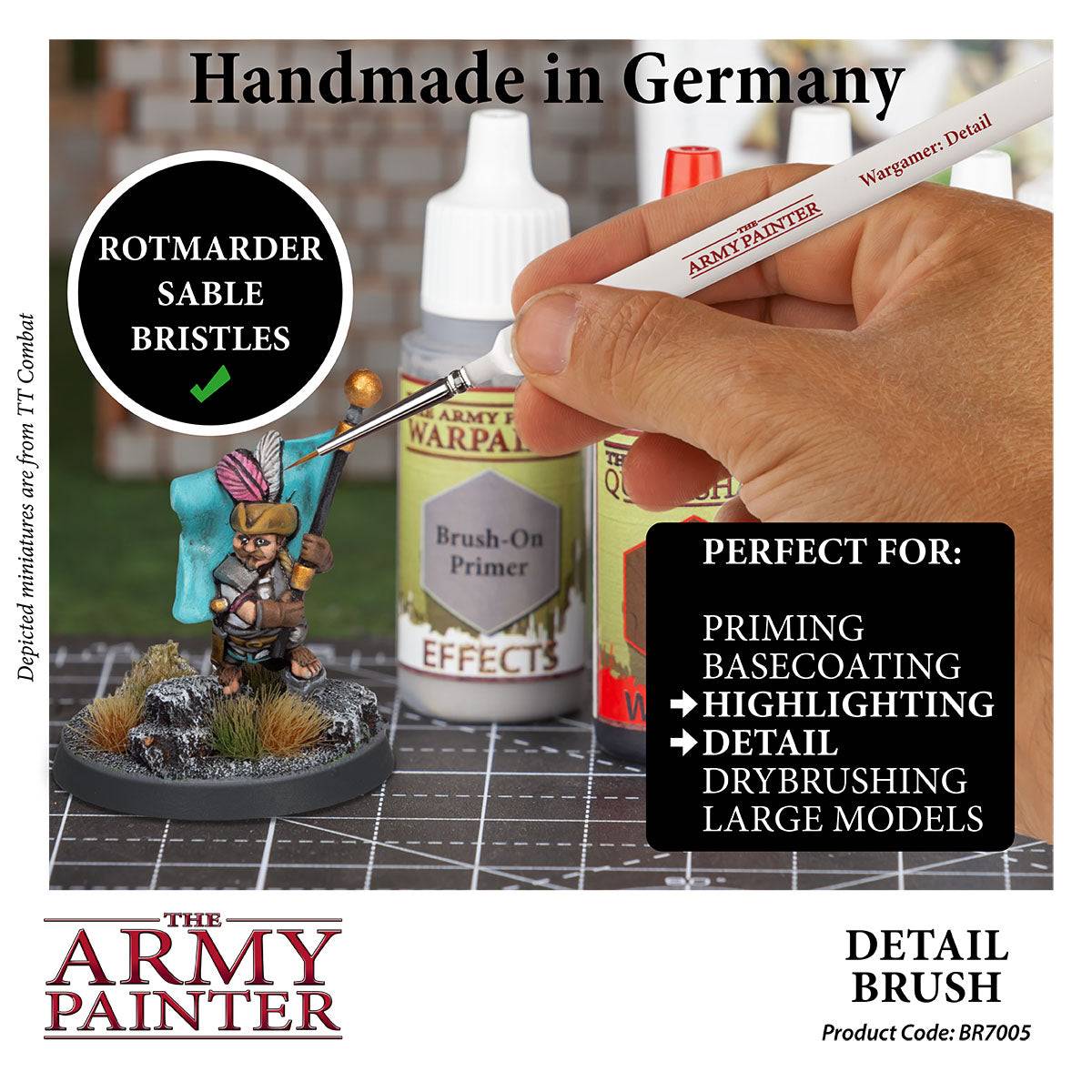 Army Painter: Brush: Wargamer: Detail