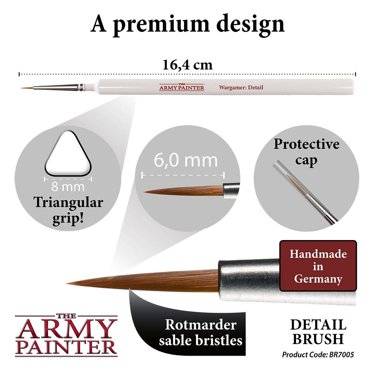 Army Painter: Brush: Wargamer: Detail