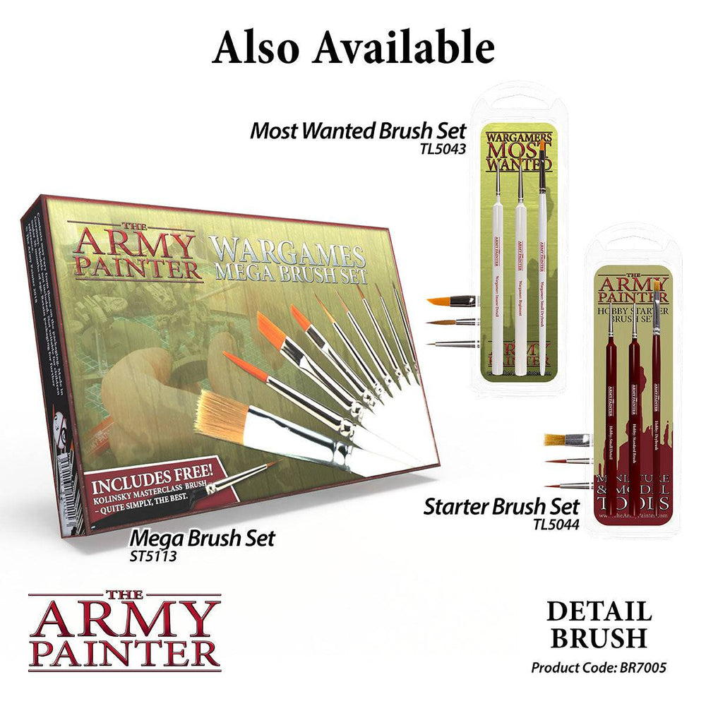 Army Painter: Brush: Wargamer: Detail